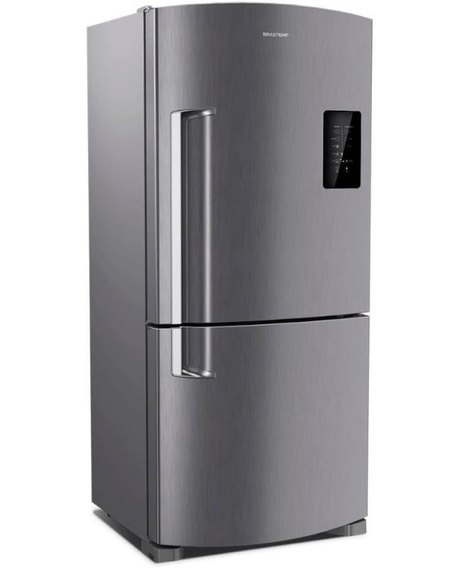 Geladeira Brastemp Frost Free Inverse 588L Inox Smart Bar 