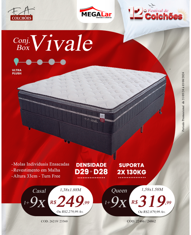 Conj Box Vivale  138x188