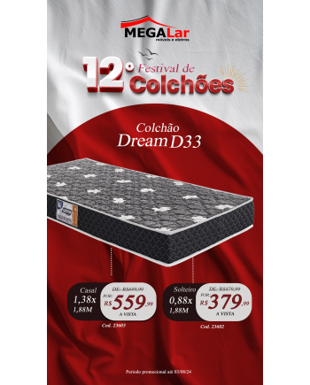 Colchão  Dream D 33  138x188