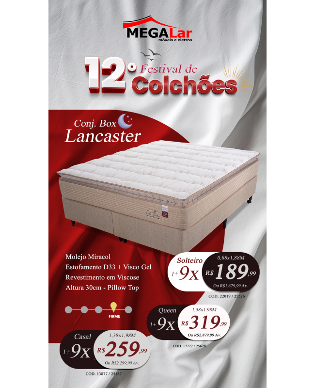 Conj Box Lancaster 138x188